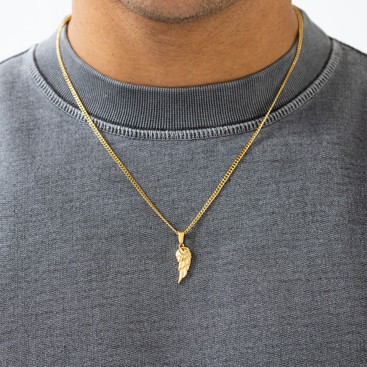 "FEATHER" PENDANT (18K GOLD)